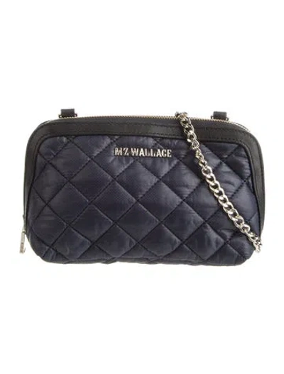 Pre-owned Mz Wallace Nylon Evening Bag W/ Tags In Blue
