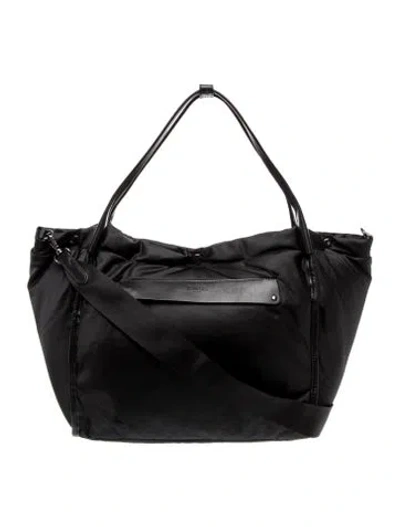 Pre-owned Mz Wallace Nylon Hobo In Black