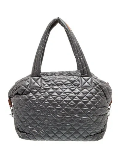 Pre-owned Mz Wallace Nylon Hobo In Blue