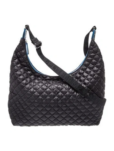 Pre-owned Mz Wallace Nylon Hobo W/ Tags In Blue