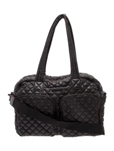 Pre-owned Mz Wallace Nylon Messenger Bag In Black