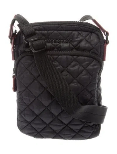 Pre-owned Mz Wallace Nylon Messenger Bag In Black