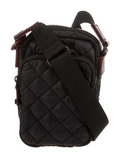 Pre-owned Mz Wallace Nylon Messenger Bag In Black
