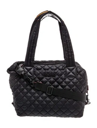 Pre-owned Mz Wallace Nylon Messenger Bag In Black