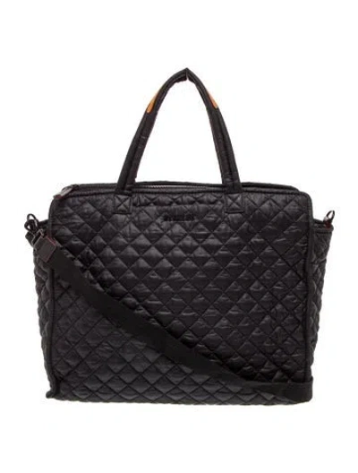 Pre-owned Mz Wallace Nylon Messenger Bag In Black