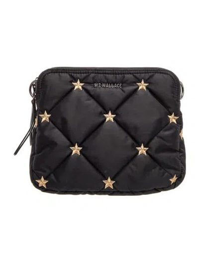 Pre-owned Mz Wallace Nylon Messenger Bag In Black