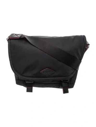 Pre-owned Mz Wallace Nylon Messenger Bag In Black