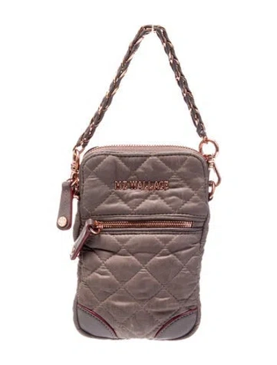 Pre-owned Mz Wallace Nylon Messenger Bag In Brown