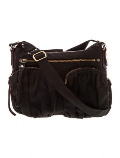 Pre-owned Mz Wallace Nylon Messenger Bag In Brown