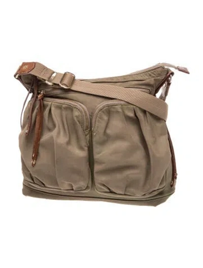 Pre-owned Mz Wallace Nylon Messenger Bag In Brown
