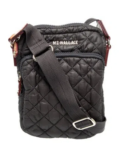 Pre-owned Mz Wallace Nylon Messenger Bag In Gray