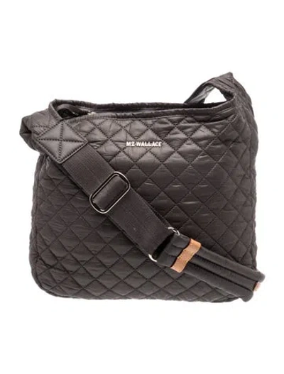 Pre-owned Mz Wallace Nylon Messenger Bag In Grey