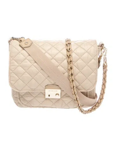 Pre-owned Mz Wallace Nylon Messenger Bag In Neutral