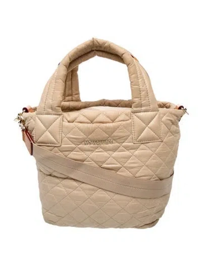 Pre-owned Mz Wallace Nylon Messenger Bag In Neutral