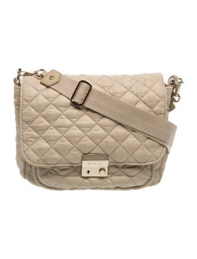 Pre-owned Mz Wallace Nylon Messenger Bag In Neutrals