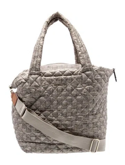 Pre-owned Mz Wallace Nylon Messenger Bag In Neutrals