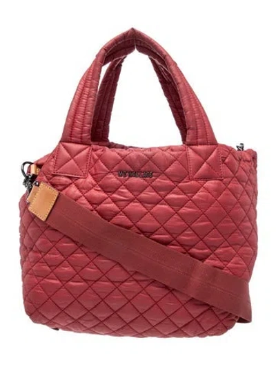 Pre-owned Mz Wallace Nylon Messenger Bag In Red