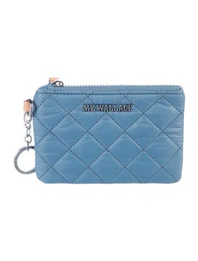 Pre-owned Mz Wallace Nylon Pouch In Blue