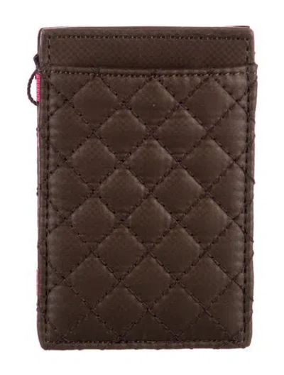 Pre-owned Mz Wallace Nylon Printed Wallet In Multi