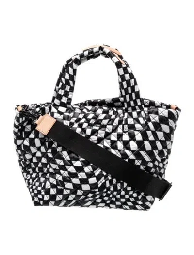 Pre-owned Mz Wallace Nylon Shoulder Bag In Black