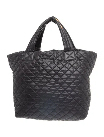 Pre-owned Mz Wallace Nylon Shoulder Bag In Black