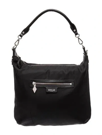 Pre-owned Mz Wallace Nylon Shoulder Bag In Black