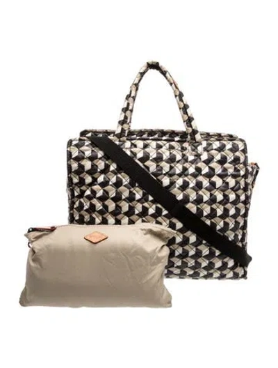 Pre-owned Mz Wallace Nylon Shoulder Bag In Black