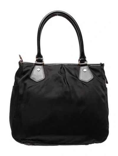 Pre-owned Mz Wallace Nylon Shoulder Bag In Black