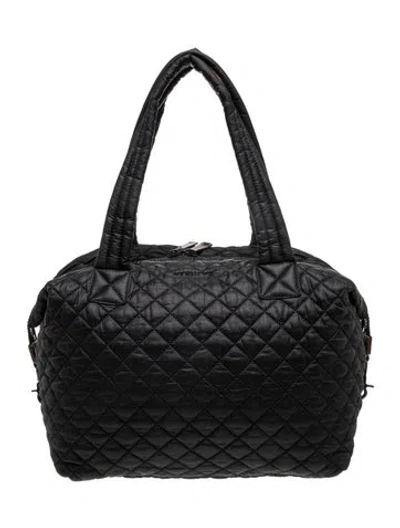 Pre-owned Mz Wallace Nylon Shoulder Bag In Black