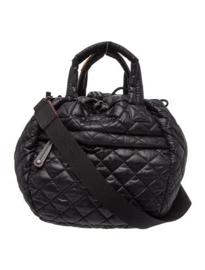 Pre-owned Mz Wallace Nylon Shoulder Bag In Black