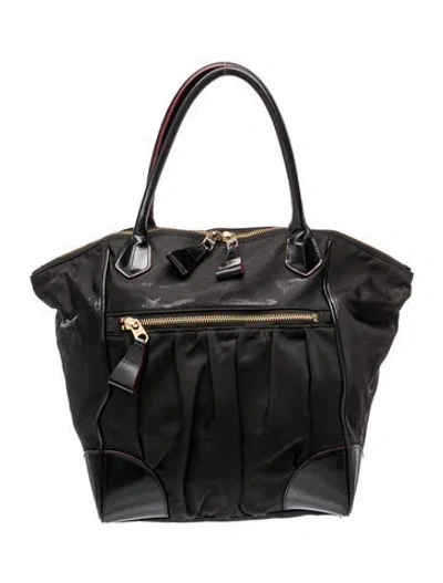 Pre-owned Mz Wallace Nylon Shoulder Bag In Black