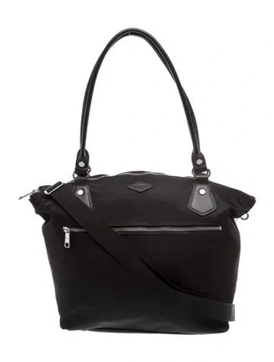 Pre-owned Mz Wallace Nylon Shoulder Bag In Black