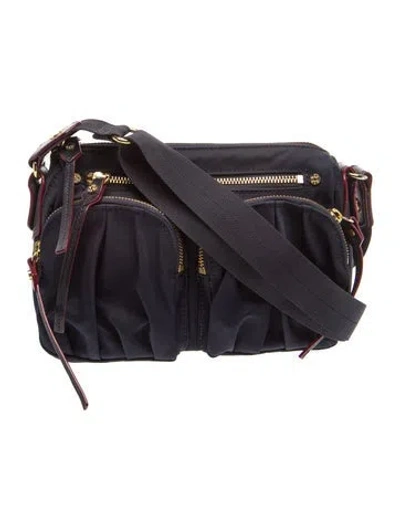 Pre-owned Mz Wallace Nylon Shoulder Bag In Black