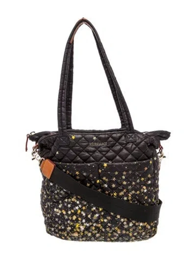 Pre-owned Mz Wallace Nylon Shoulder Bag In Black