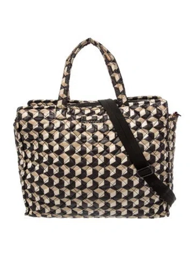 Pre-owned Mz Wallace Nylon Shoulder Bag In Black