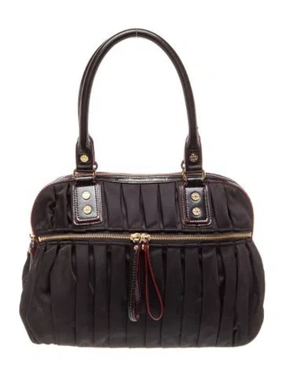 Pre-owned Mz Wallace Nylon Shoulder Bag In Black