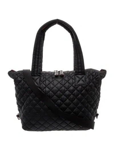Pre-owned Mz Wallace Nylon Shoulder Bag In Black