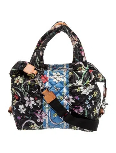 Pre-owned Mz Wallace Nylon Shoulder Bag In Black
