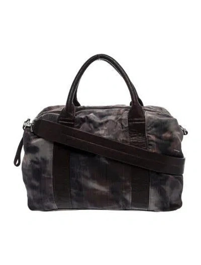 Pre-owned Mz Wallace Nylon Shoulder Bag In Black