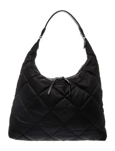 Pre-owned Mz Wallace Nylon Shoulder Bag In Black