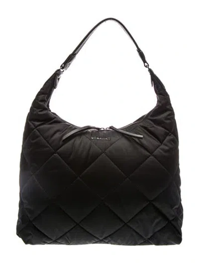 Pre-owned Mz Wallace Nylon Shoulder Bag In Black
