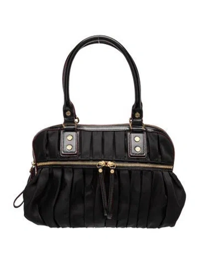 Pre-owned Mz Wallace Nylon Shoulder Bag In Black
