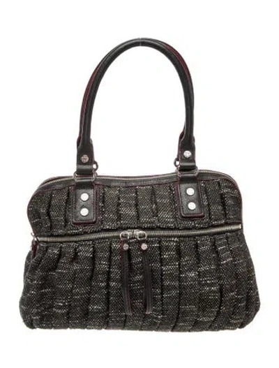 Pre-owned Mz Wallace Nylon Shoulder Bag In Black