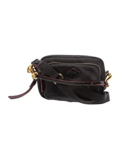 Pre-owned Mz Wallace Nylon Shoulder Bag In Black