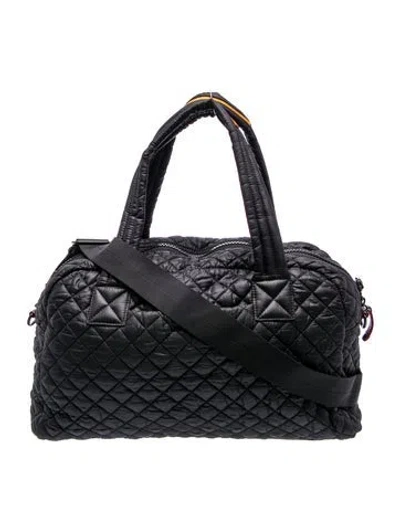 Pre-owned Mz Wallace Nylon Shoulder Bag In Black