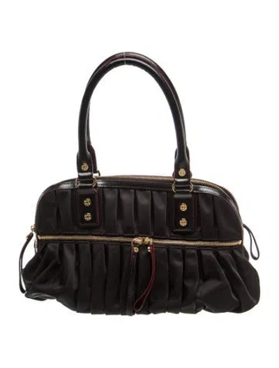 Pre-owned Mz Wallace Nylon Shoulder Bag In Black