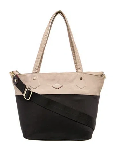 Pre-owned Mz Wallace Nylon Shoulder Bag In Black/neutrals