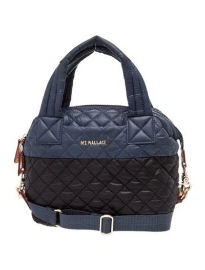 Pre-owned Mz Wallace Nylon Shoulder Bag In Blue