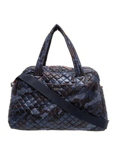 Pre-owned Mz Wallace Nylon Shoulder Bag In Blue