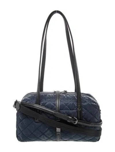 Pre-owned Mz Wallace Nylon Shoulder Bag In Blue